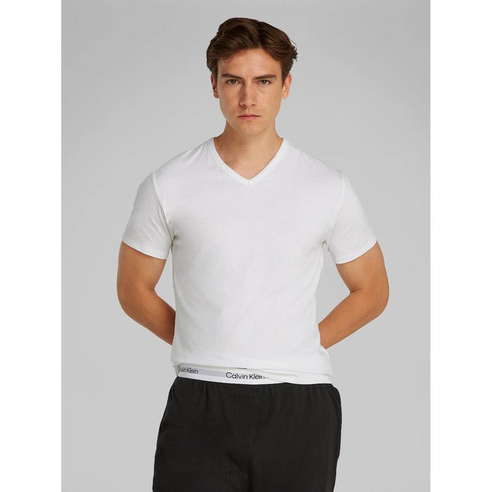 Calvin Klein 3-Pack V-Neck T-Shirts, White