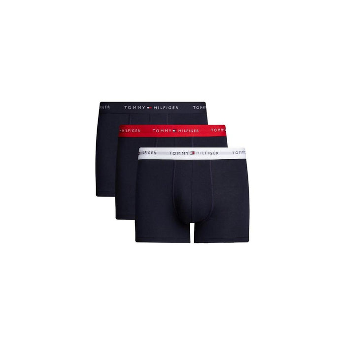 Tommy Hilfiger 3-Pack Boxer Trunks, Primary Red/White/Desert Sky