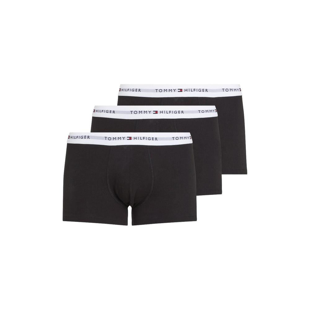 Tommy Hilfiger 3-Pack Boxer Trunks, Black/White