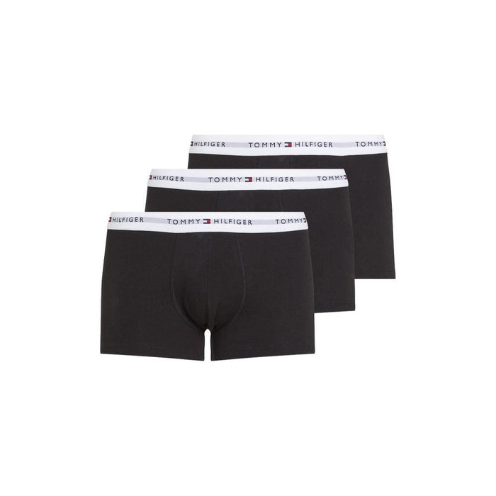 Tommy Hilfiger 3-Pack Boxer Trunks, Black/White