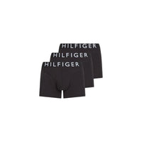 Tommy Hilfiger 3-Pack Large Logo Boxer Trunks, Black