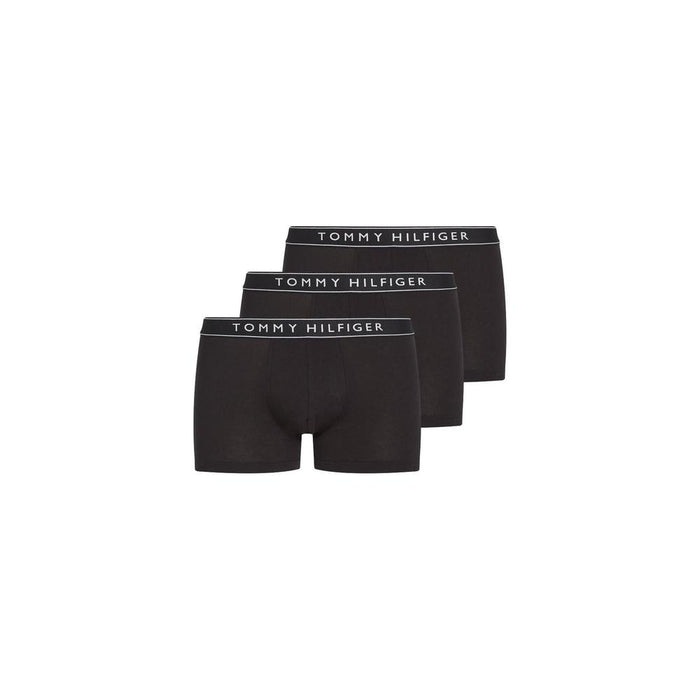 Tommy Hilfiger 3-Pack Boxer Trunks, Black.