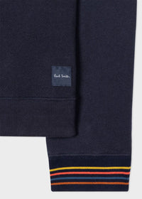 Men's Top Long Sleeve Artist Rib, Navy Blue