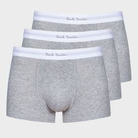 Paul Smith 3-Pack Classic Boxer Trunks, Grey