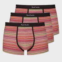 3-Pack Multi-Stripe Boxer Trunks, Multi colour