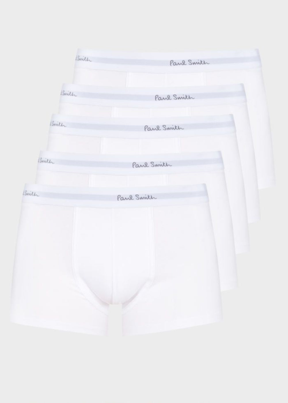 5-Pack Classic Boxer Trunks, White