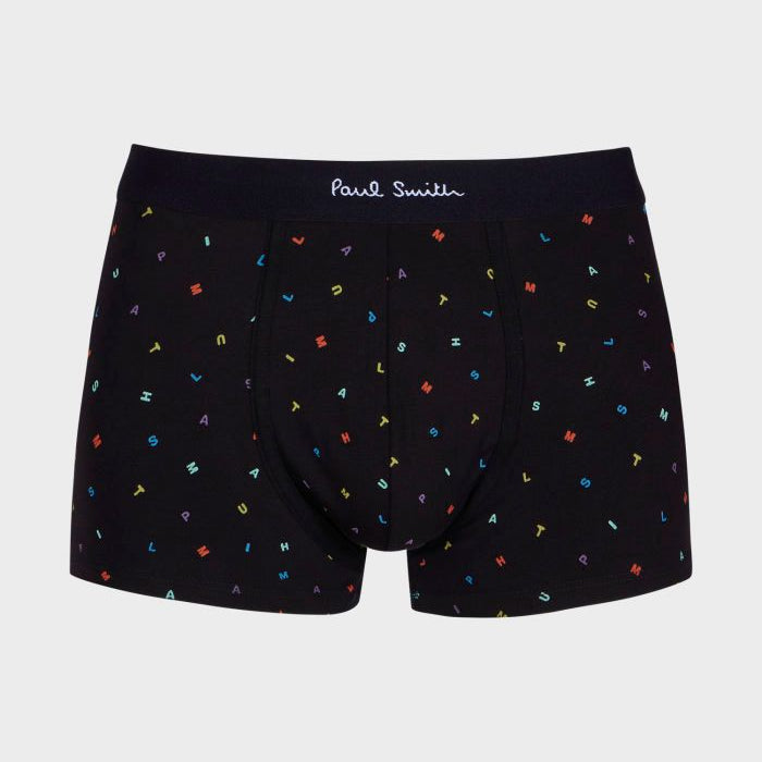Paul Smith 3-Pack Men's Trunks, Black/Print 
