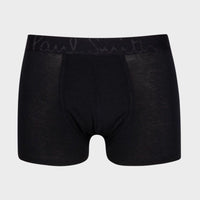 Paul Smith 3-Pack Men's Bold Logo Modal Trunks, Black/Navy/White