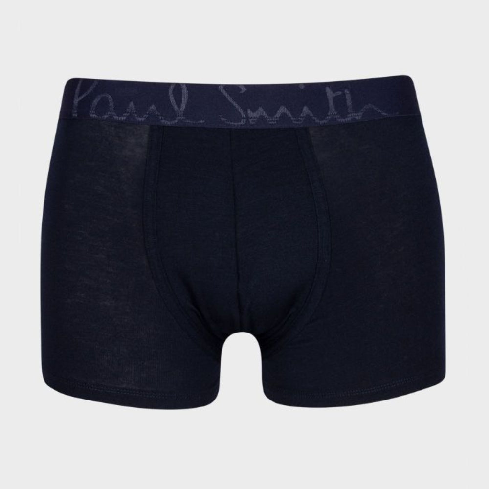 Paul Smith 3-Pack Men's Bold Logo Modal Trunks, Black/Navy/White