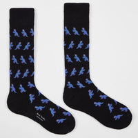 Men's Socks Dino Allover, Black