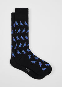 Men's Socks Dino Allover, Black