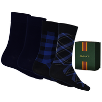Gant 4 pack of blue socks