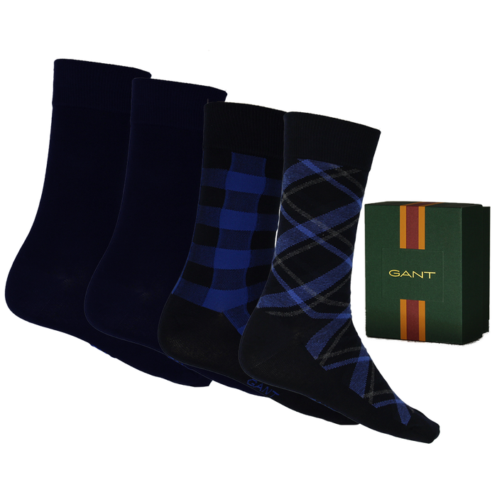 Gant 4 pack of blue socks