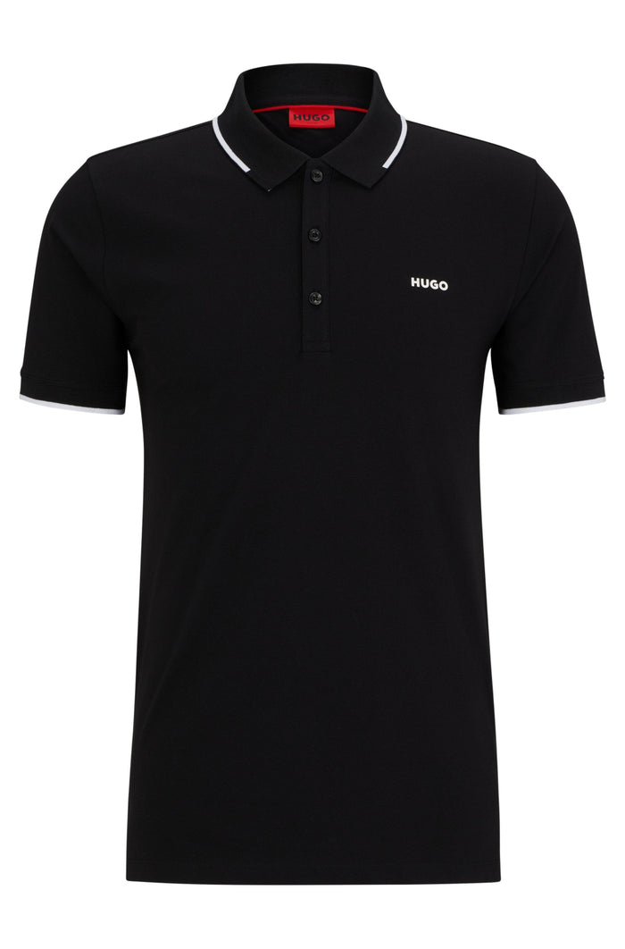 Dinoso222 Polo Shirt, Black