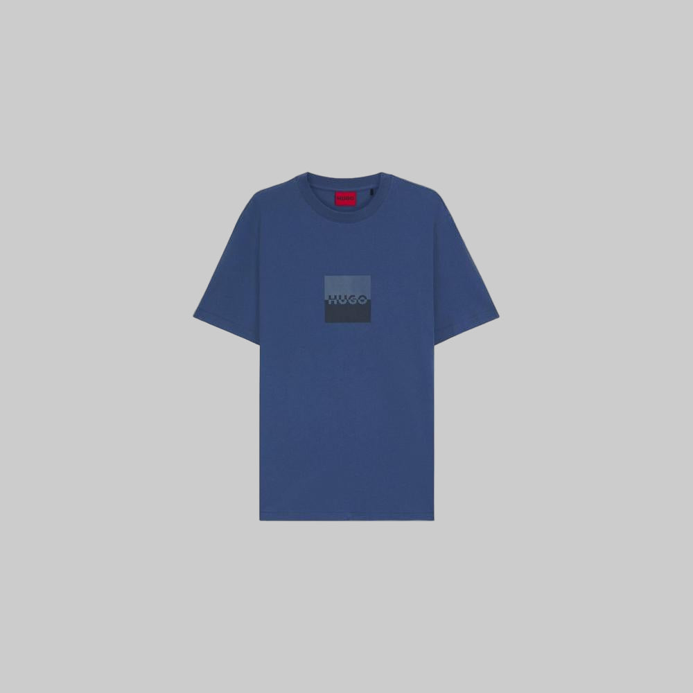HUGO Dusplit T-Shirt, Medium Blue