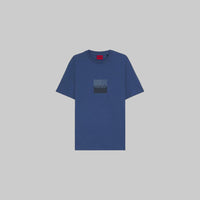 HUGO Dusplit T-Shirt, Medium Blue