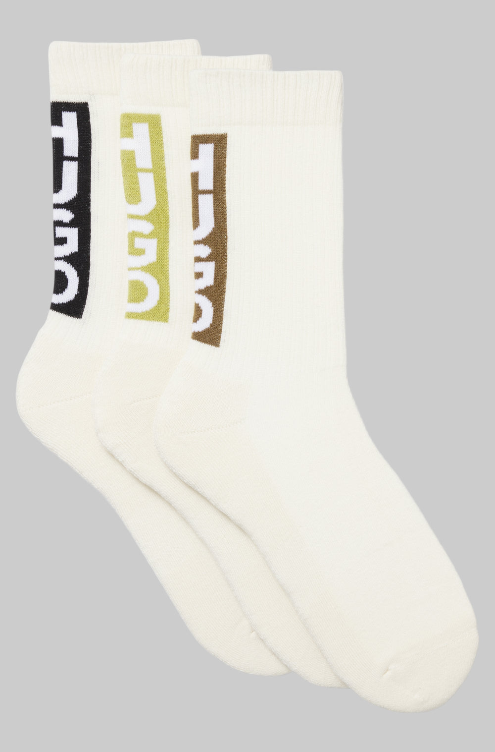 HUGO 3-Pack Back Label  Sports Socks, Multicolou