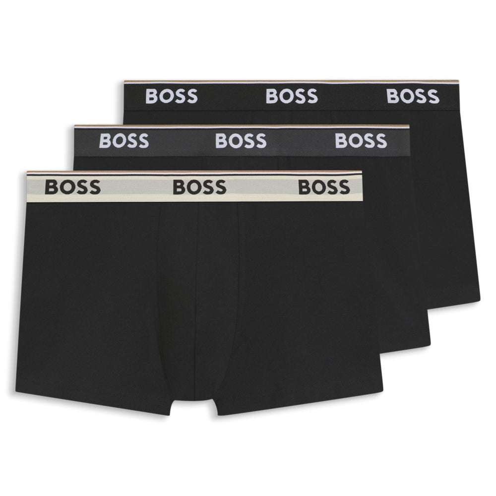 BOSS 3-Pack Power Boxer Trunks, Multicolour.