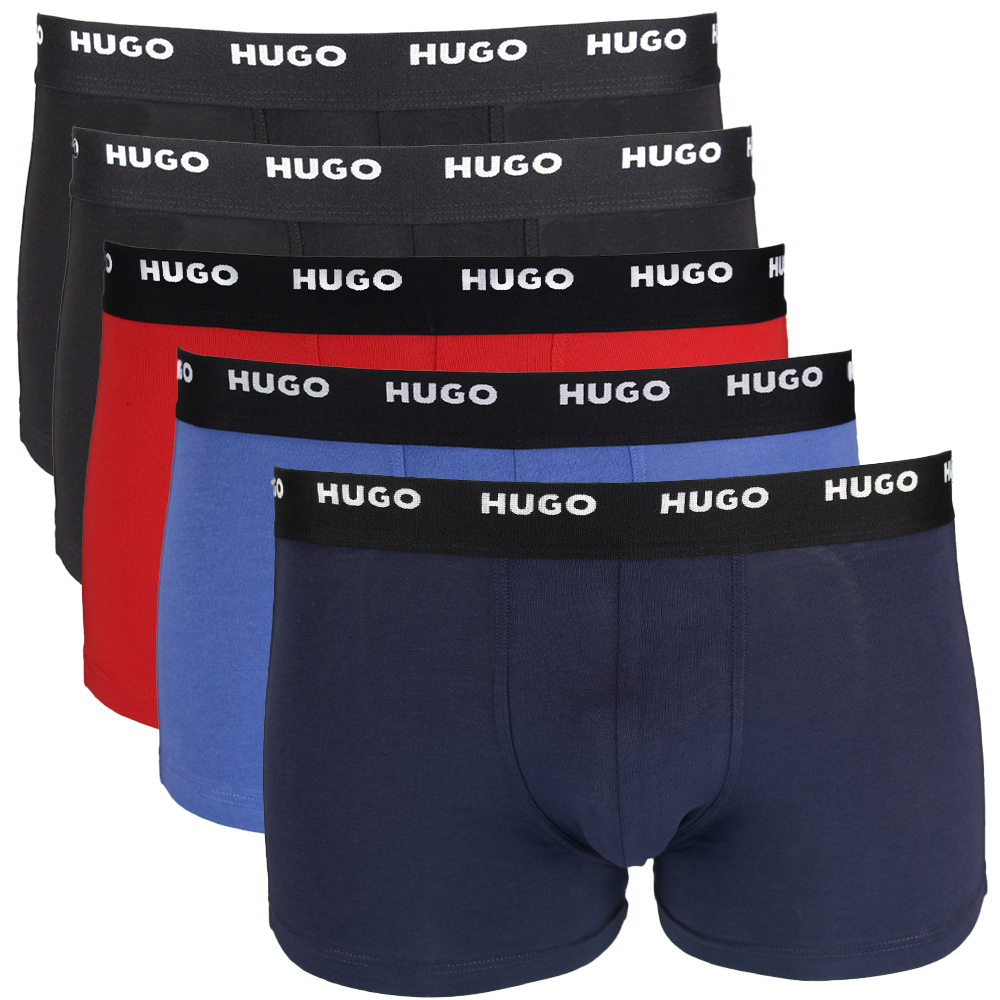 5 Coloured  Hugo boxer trunks