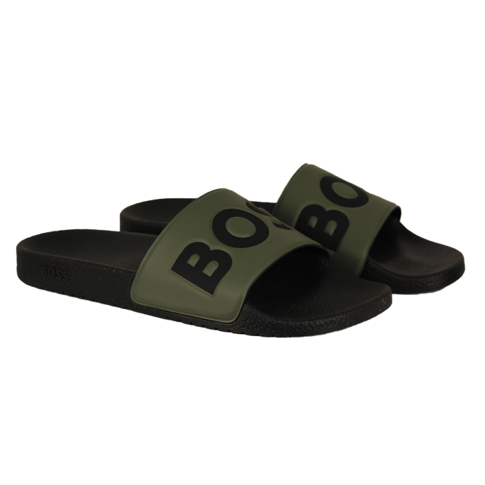 Black and green slides with 'BOSS' branding on a white background