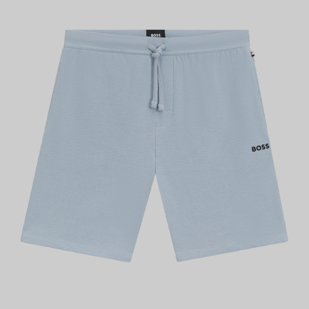 BOSS Waffle Shorts, Open Blue