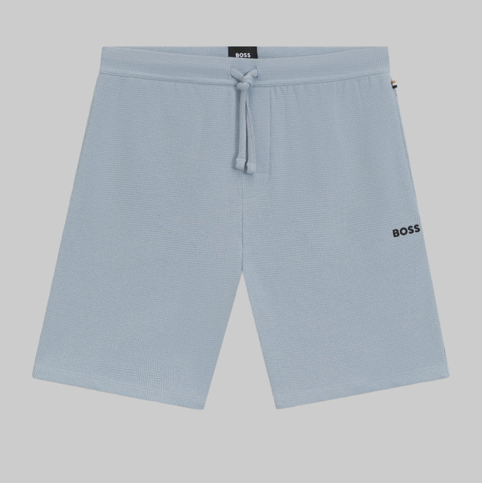 BOSS Waffle Shorts, Open Blue