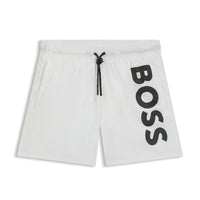 BOSS Octopus Swim Shorts, White