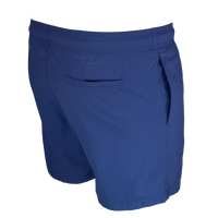 Blue shorts on a white background