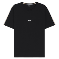 Black t-shirt with 'BOSS' logo on a white background