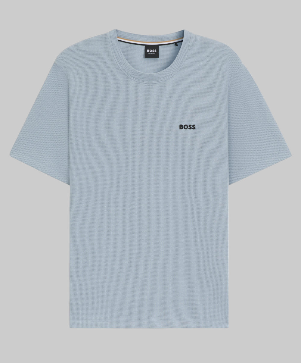 BOSS Waffle T-Shirt, Open Blue