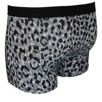 Black and grey boxer briefs with black waistband