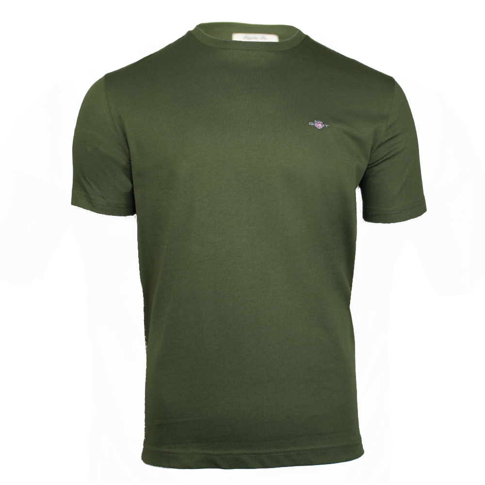 GANT Regular Shield T-Shirt, Country Green