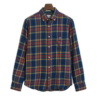 A Gant check shirt with shield logo