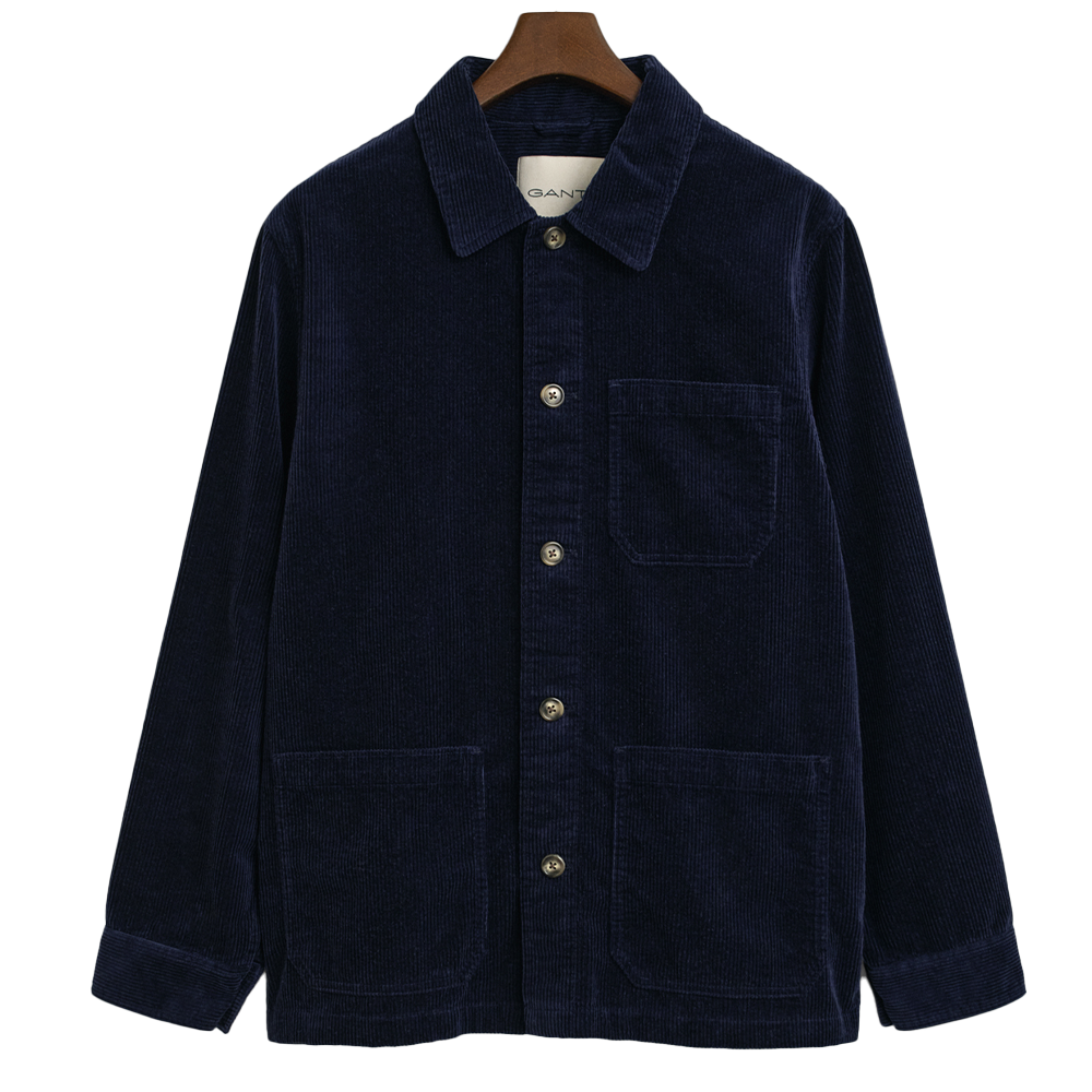 Gant navy blue cord overshirt