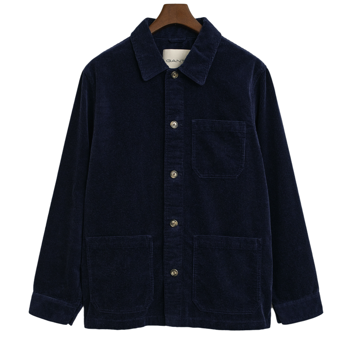 Gant navy blue cord overshirt