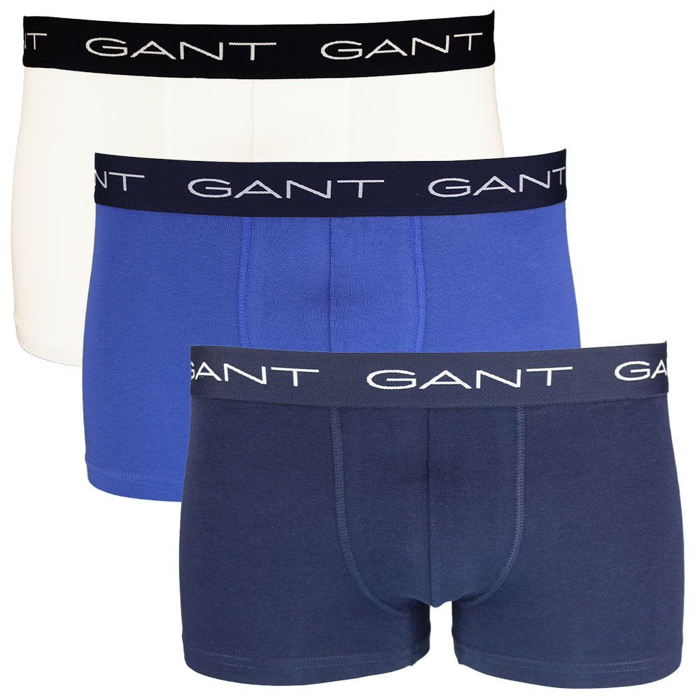 GANT 3-Pack Boxer Trunks, White