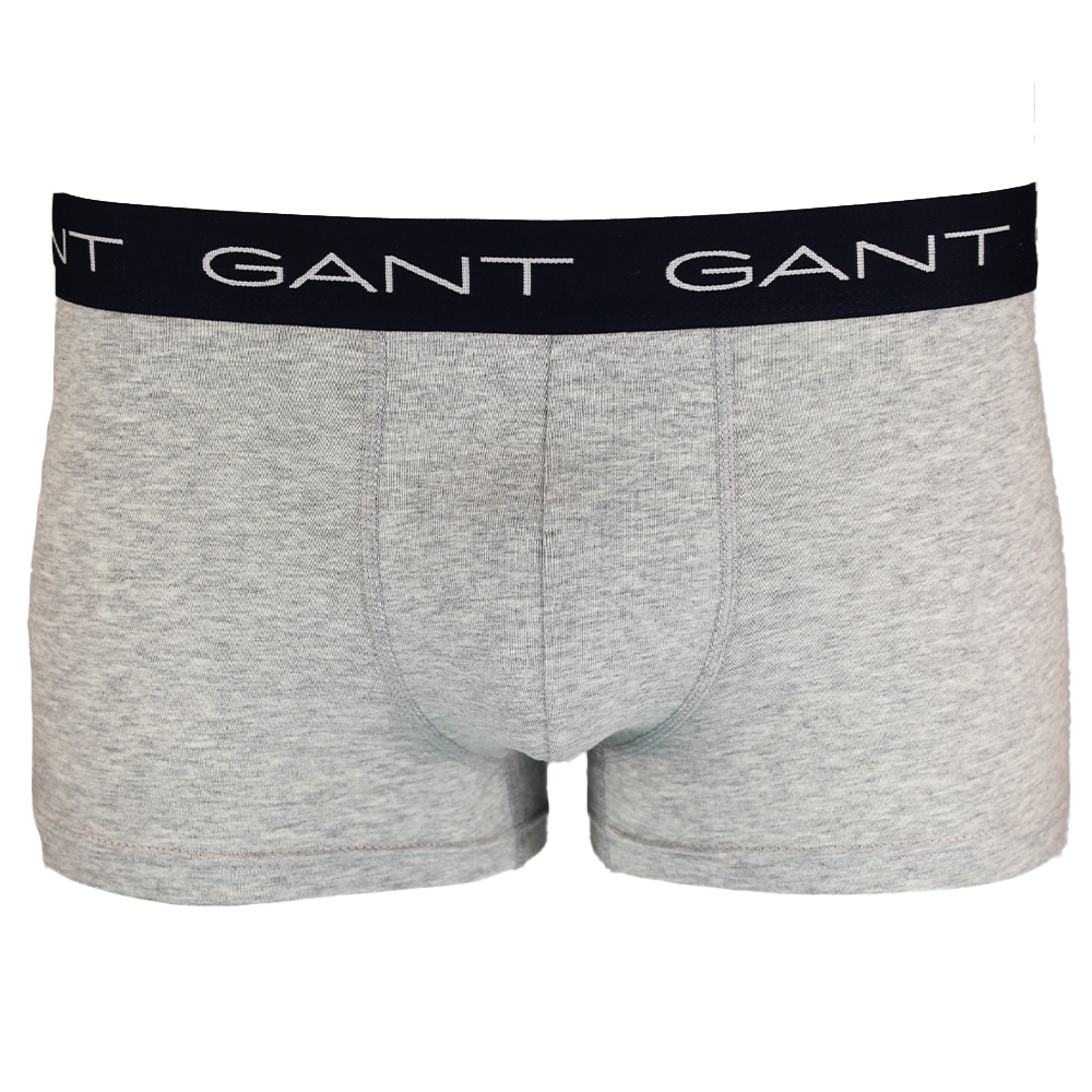 GANT 3-Pack Boxer Trunks, Rich Blue, Grey