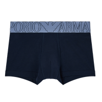 Armani boxer trunk, blue, with large logo