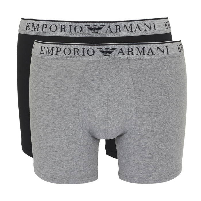 Armani boxer briefs, black and grey