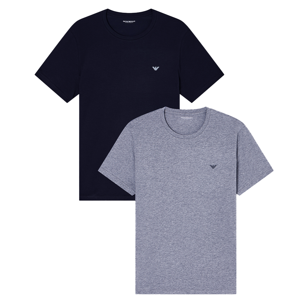 Emporio Armani t-shirts 1 navy 1 grey