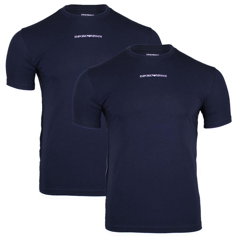 Emporio Armani 2-Pack T-Shirts, Armani Blue