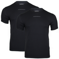 Black T-Shirts with Emporio Armani logos
