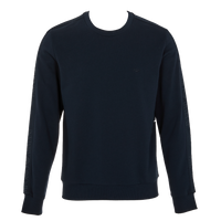 Navy sweatshirt on a white background