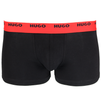 Boxer trunk with HUGO branding on coloured waistband