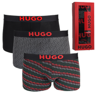 3 boxer trunks and gift packaging
