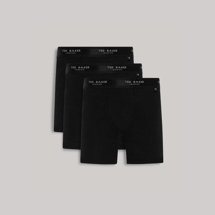 Ted Baker 3-Pack New Silhouette Boxers, Black