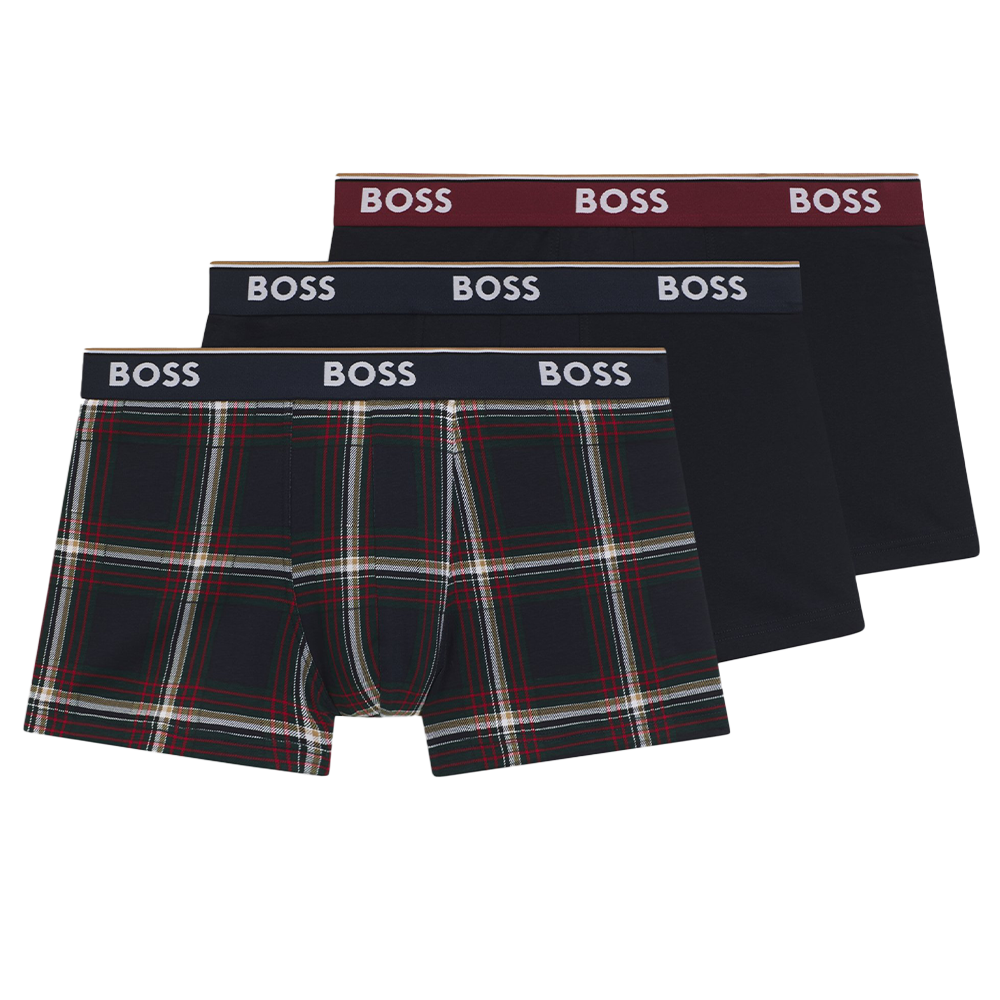 BOSS 3-Pack Power Boxer Trunks, Multi-Coloured