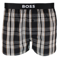 Plaid patterned boxer shorts 