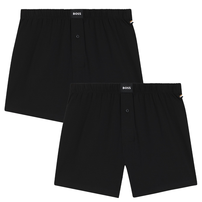 black Boss 2 pack of boxer shorts