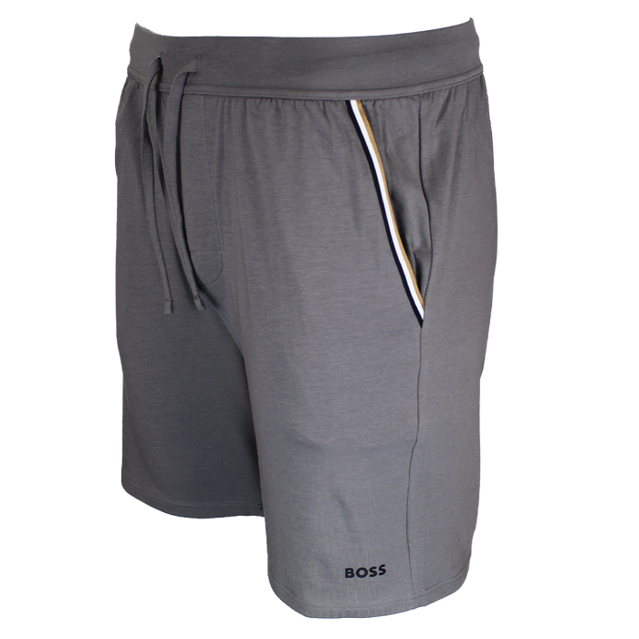 Grey BOSS branded shorts